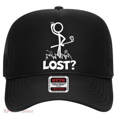 Lost Golf Ball Stickman Golfer Hat