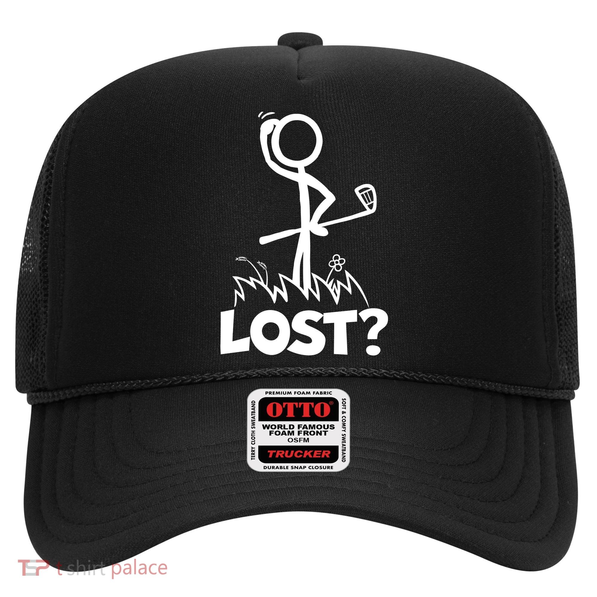 Lost Golf Ball Stickman Golfer Hat