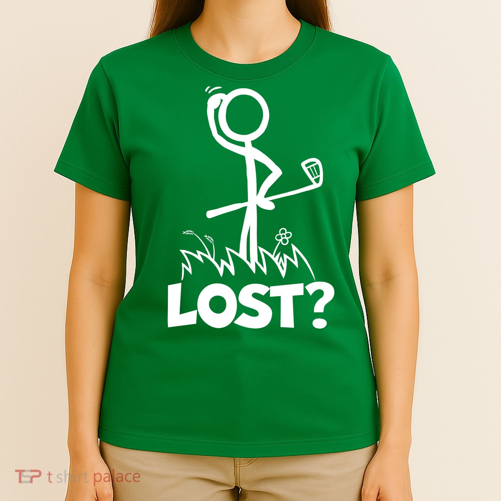 Lost Golf Ball Stickman Golfer T-Shirt