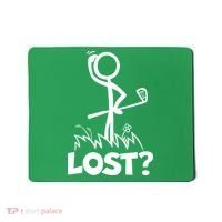 Lost Golf Ball Stickman Golfer Mousepad thumb 0