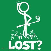Lost Golf Ball Stickman Golfer Baby Bodysuit thumb 2