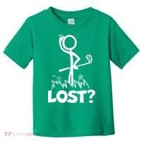 Lost Golf Ball Stickman Golfer Toddler T-Shirt thumb 0