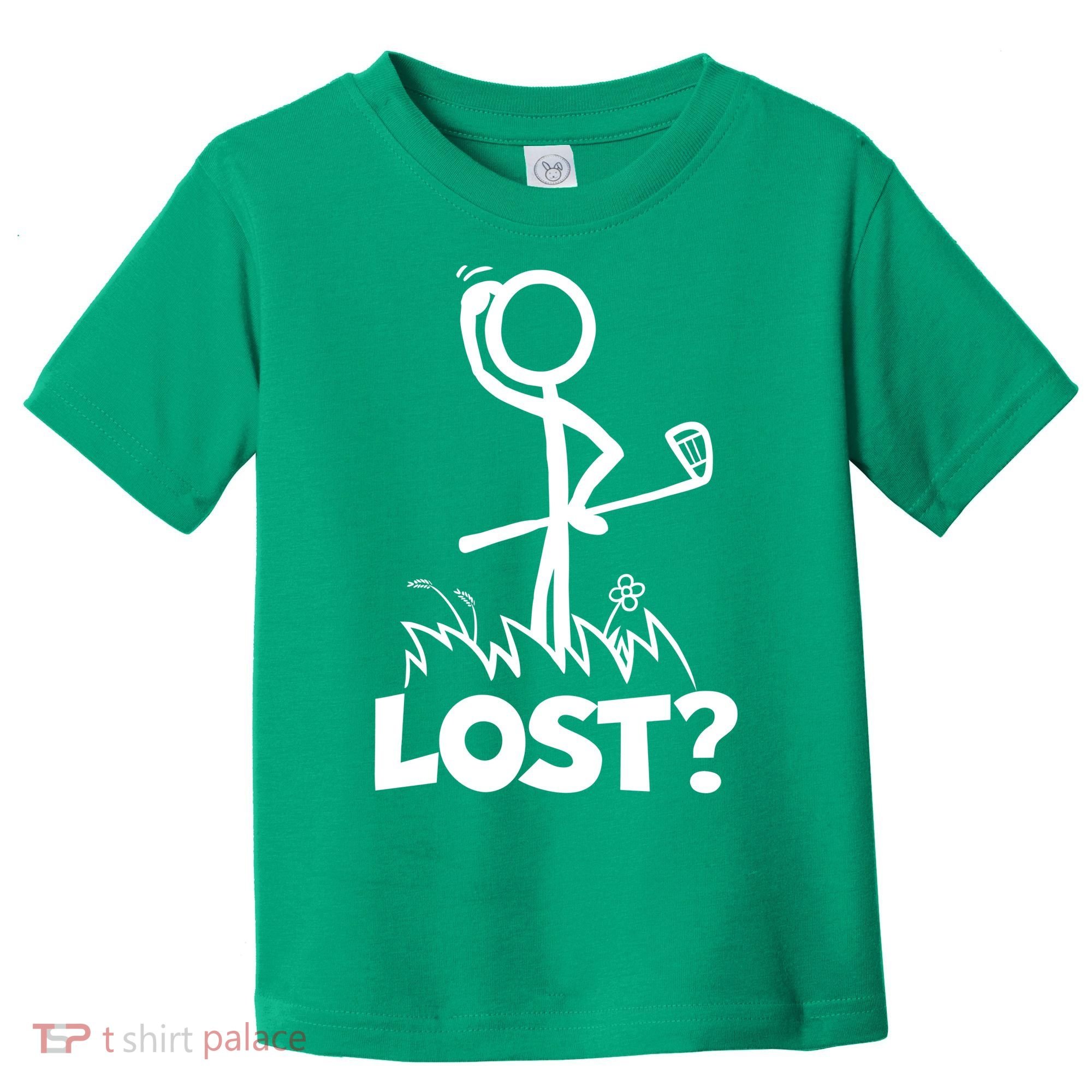 Lost Golf Ball Stickman Golfer Toddler T-Shirt