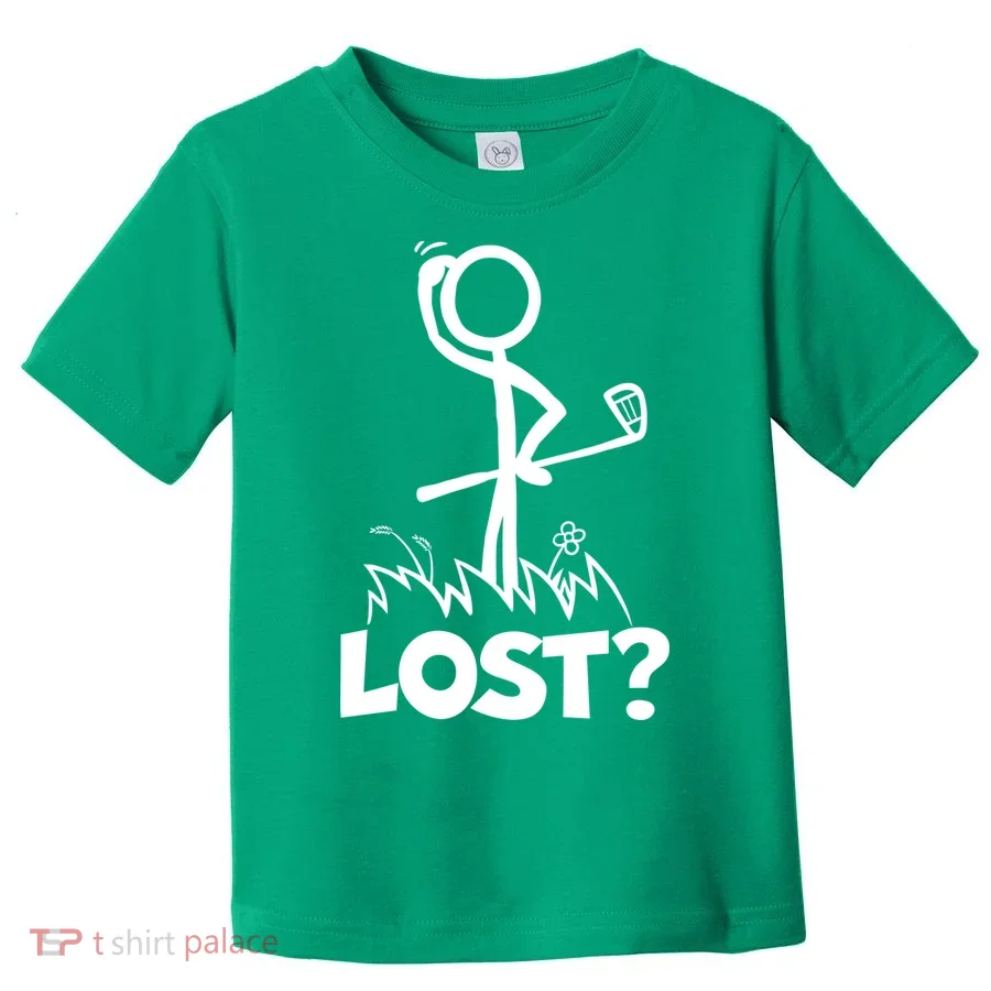 Lost Golf Ball Stickman Golfer Toddler T-Shirt