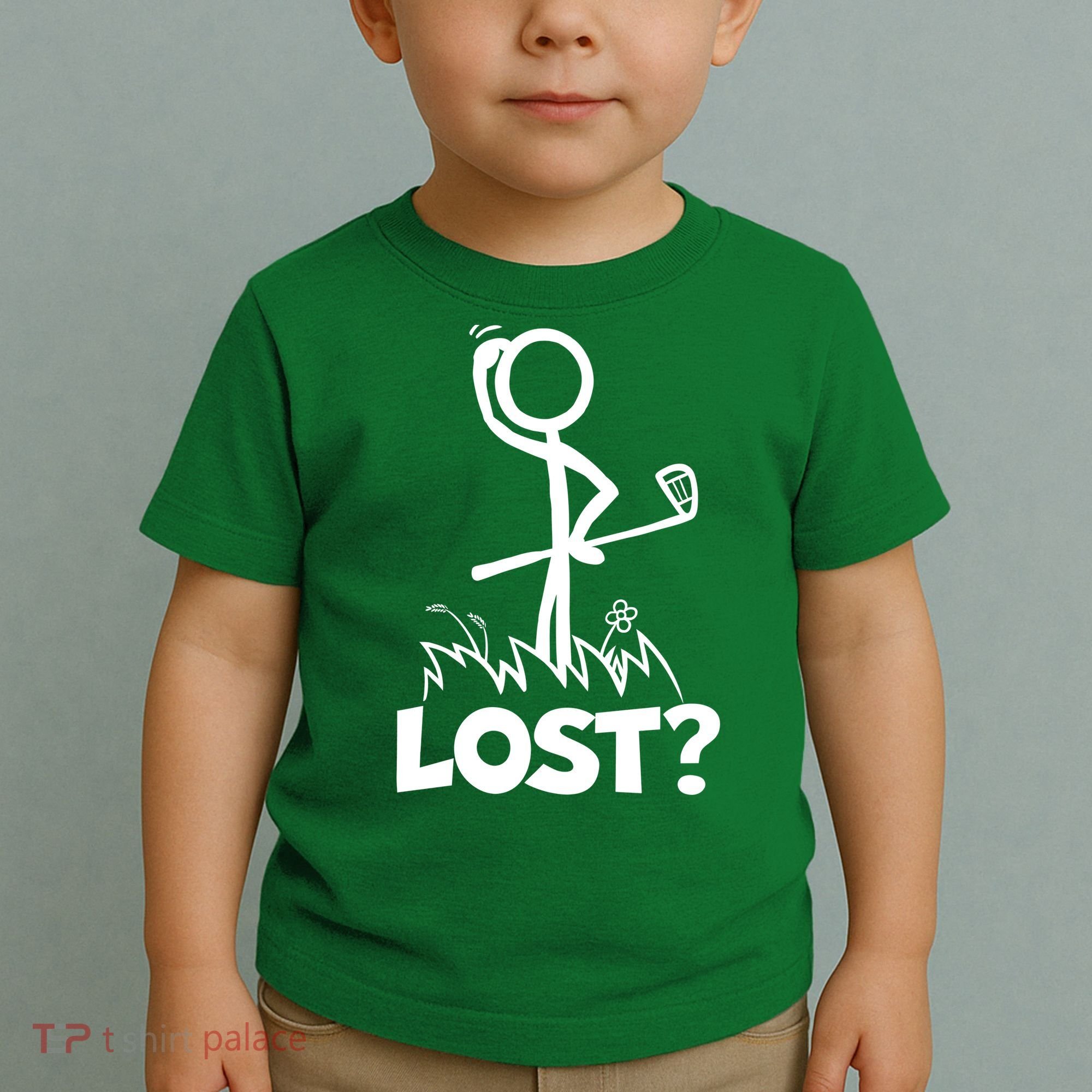 Lost Golf Ball Stickman Golfer Toddler T-Shirt