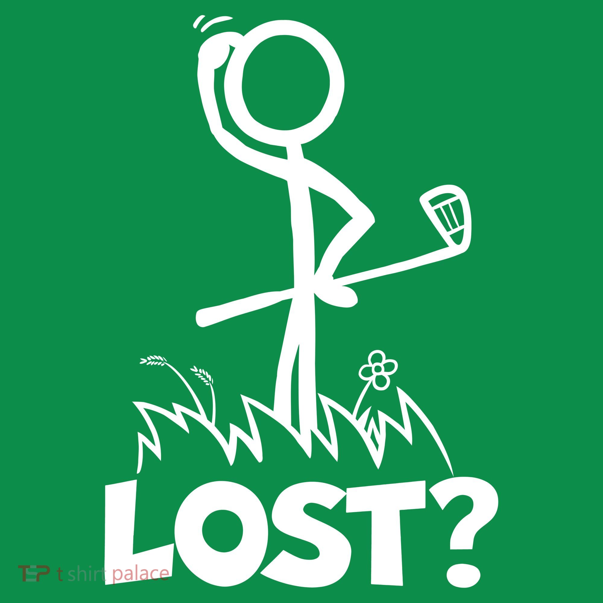 Lost Golf Ball Stickman Golfer Kids Sweatshirt