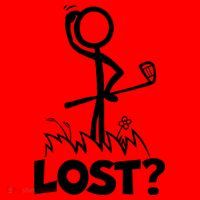 Lost Golf Ball Stickman Golfer Santa Hat thumb 1