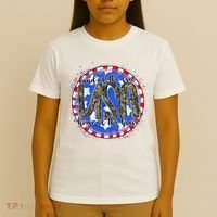 Land Of The Free Home Of The Brave USA Celebration T-Shirt thumb 4