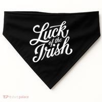 Luck Of The Irish St Patricks Day USA-Made Doggie Bandana thumb 0