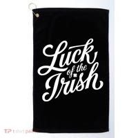 Luck Of The Irish St Patricks Day Golf Towel thumb 0