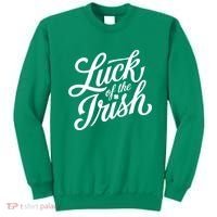 Luck Of The Irish St Patricks Day Sweatshirt thumb 0