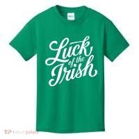Luck Of The Irish St Patricks Day Kids T-Shirt thumb 0