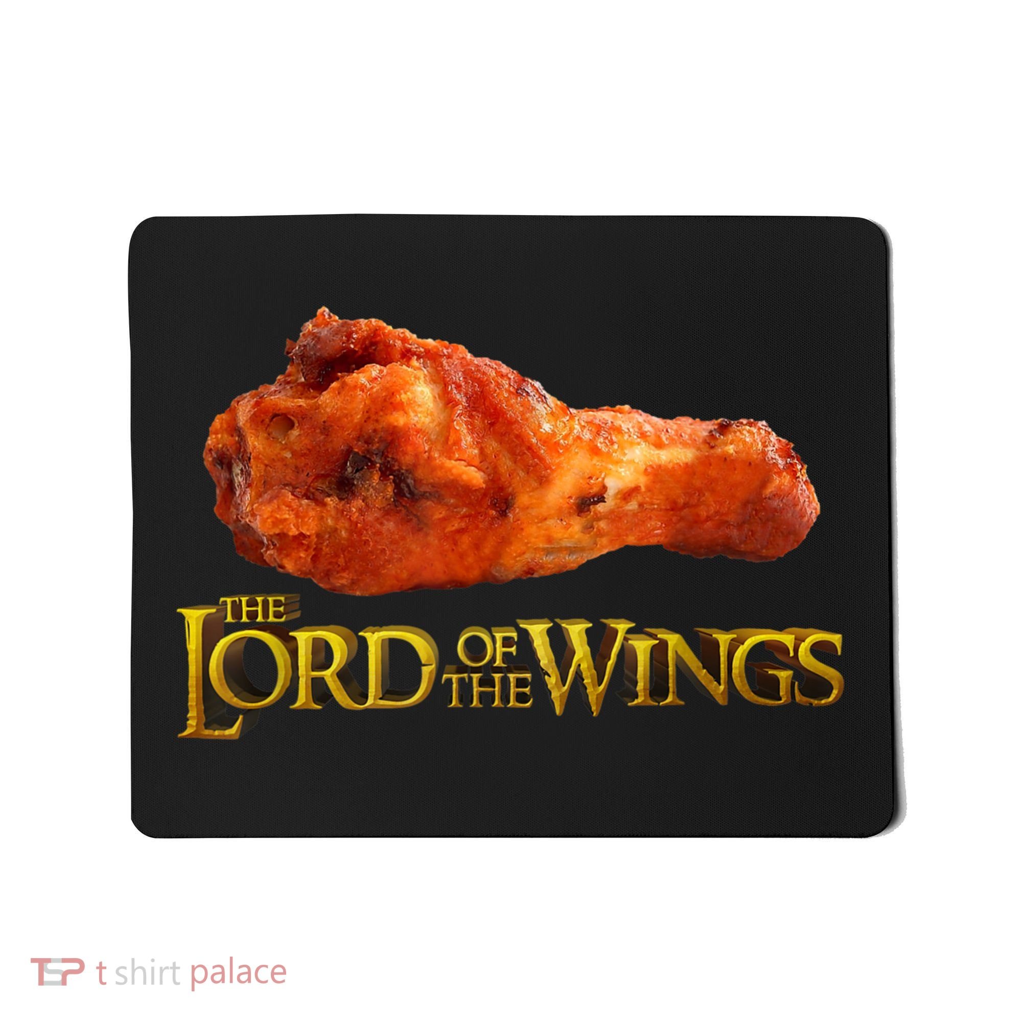 Lord Of The Wings Funny BBQ Chef Cook Chicken Wings Mousepad