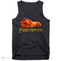 Lord Of The Wings Funny BBQ Chef Cook Chicken Wings Tank Top thumb 0