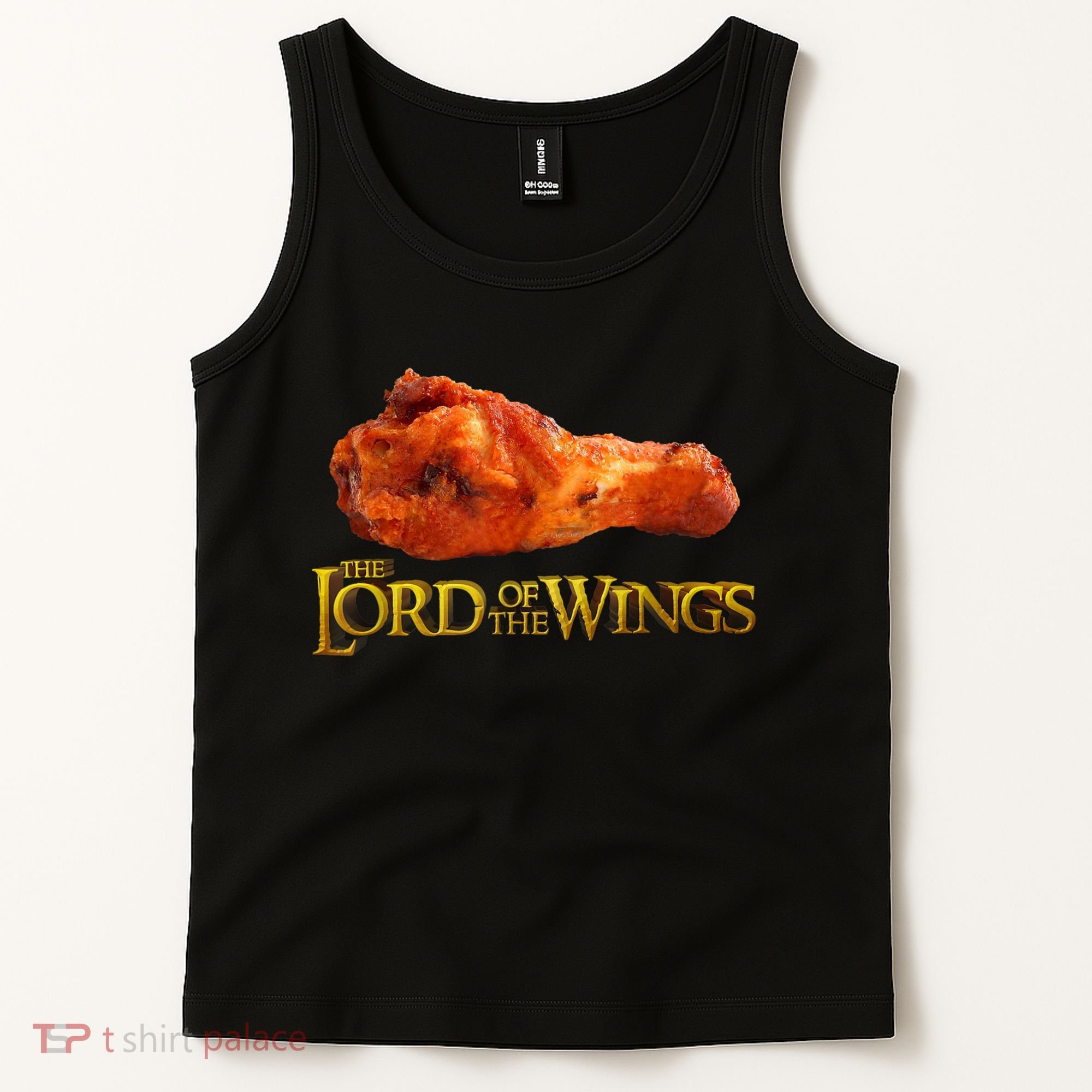 Lord Of The Wings Funny BBQ Chef Cook Chicken Wings Tank Top
