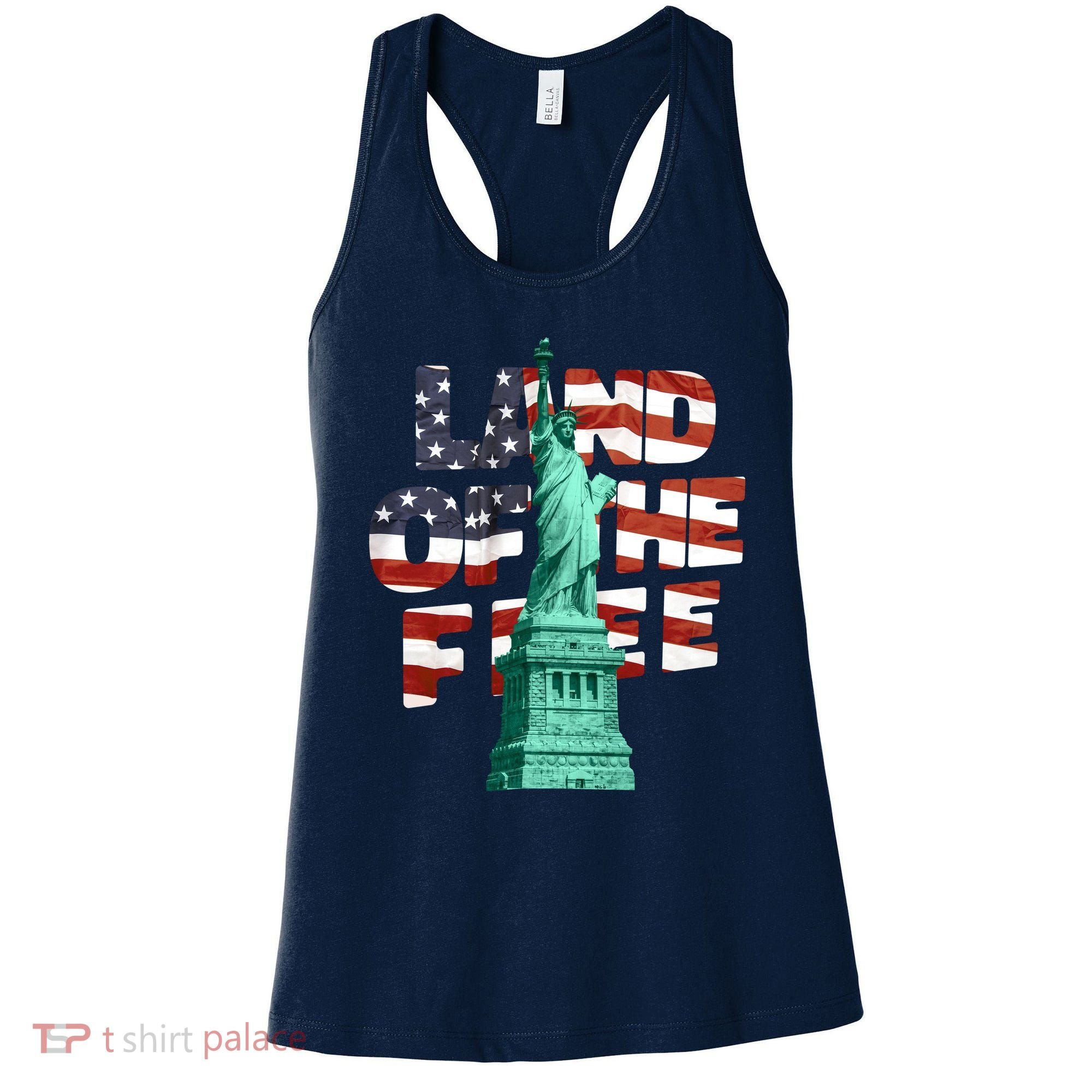 Land Of The Free Statue Of Liberty Women's Tank Top