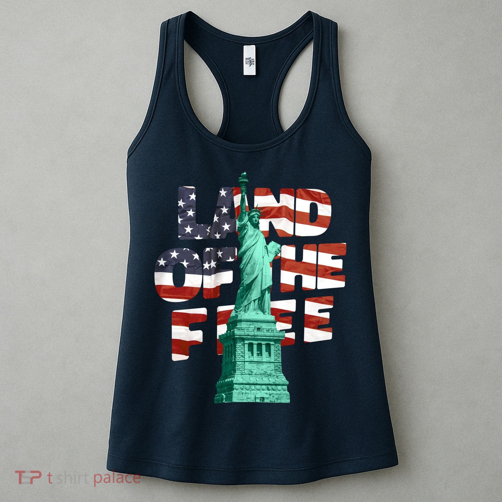 Land Of The Free Statue Of Liberty Women's Tank Top