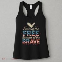 Land of the Free Because of the Brave Women's Tank Top thumb 3
