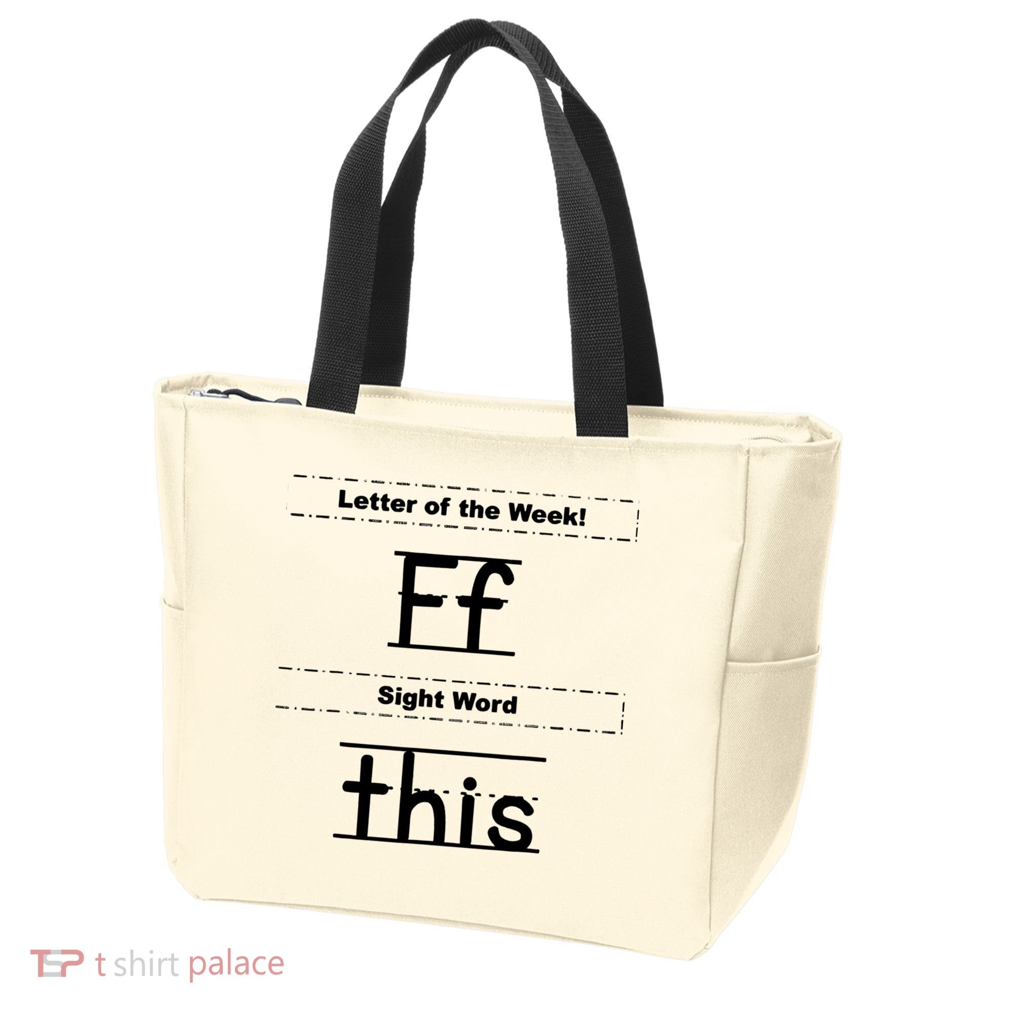 Letter Of The Week Ff Sight Word This Tote Bag