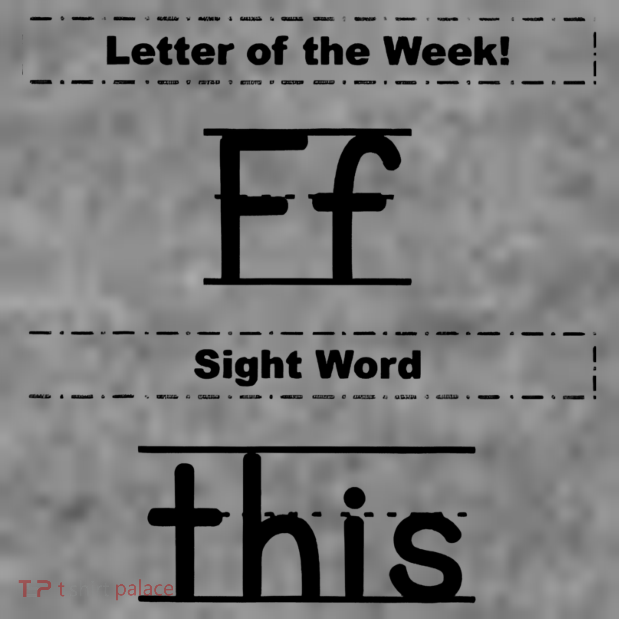 Letter Of The Week Ff Sight Word This Toddler Hoodie