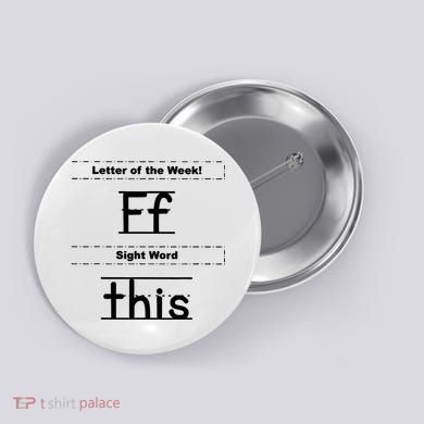 Letter Of The Week Ff Sight Word This Button