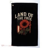 Land of the Free Golf Towel thumb 0