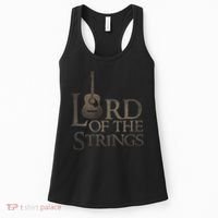 Lord Of The Strings, Acoustic Guitar Women's Tank Top thumb 0