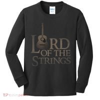 Lord Of The Strings, Acoustic Guitar Kids Long Sleeve Shirt thumb 0
