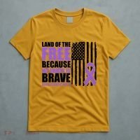Land Of The Free Because My Daddy Is Brave #Militarychild T-Shirt thumb 5