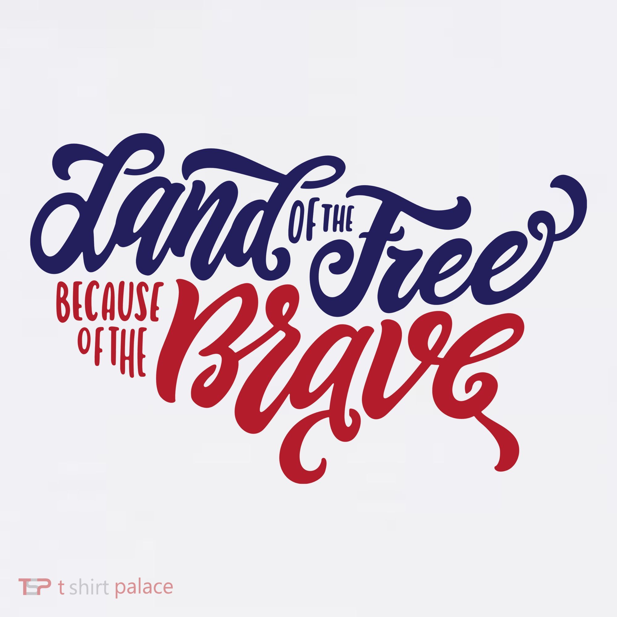 Land of the Free Because of the Brave T-Shirt