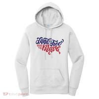 Land of the Free Because of the Brave Women's Hoodie thumb 0