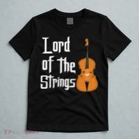 Lord Of The Strings Double Bass Musician Funny Orchestra T-Shirt thumb 5