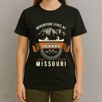 Lake Of The Ozarks Mountain Outdoors Missouri Gift T-Shirt thumb 4