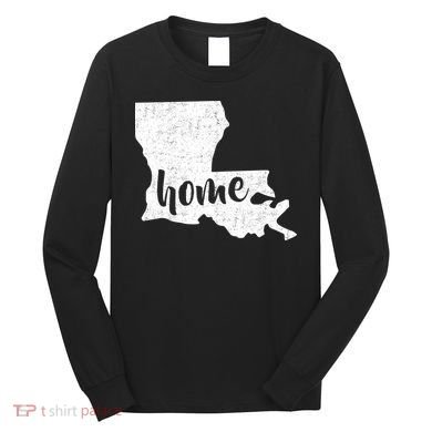 Louisiana Home State Long Sleeve Shirt