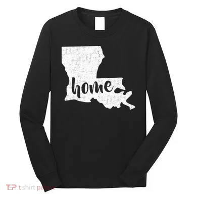 Louisiana Home State Long Sleeve Shirt