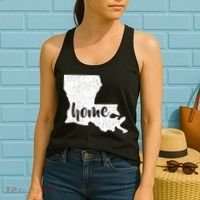 Louisiana Home State Women's Tank Top thumb 2