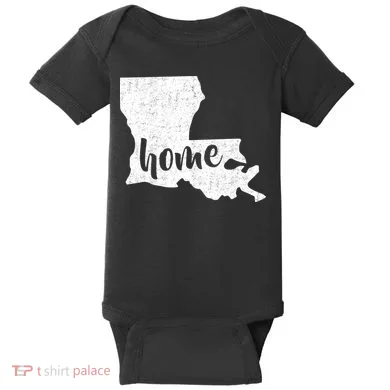 Louisiana Home State Baby Bodysuit