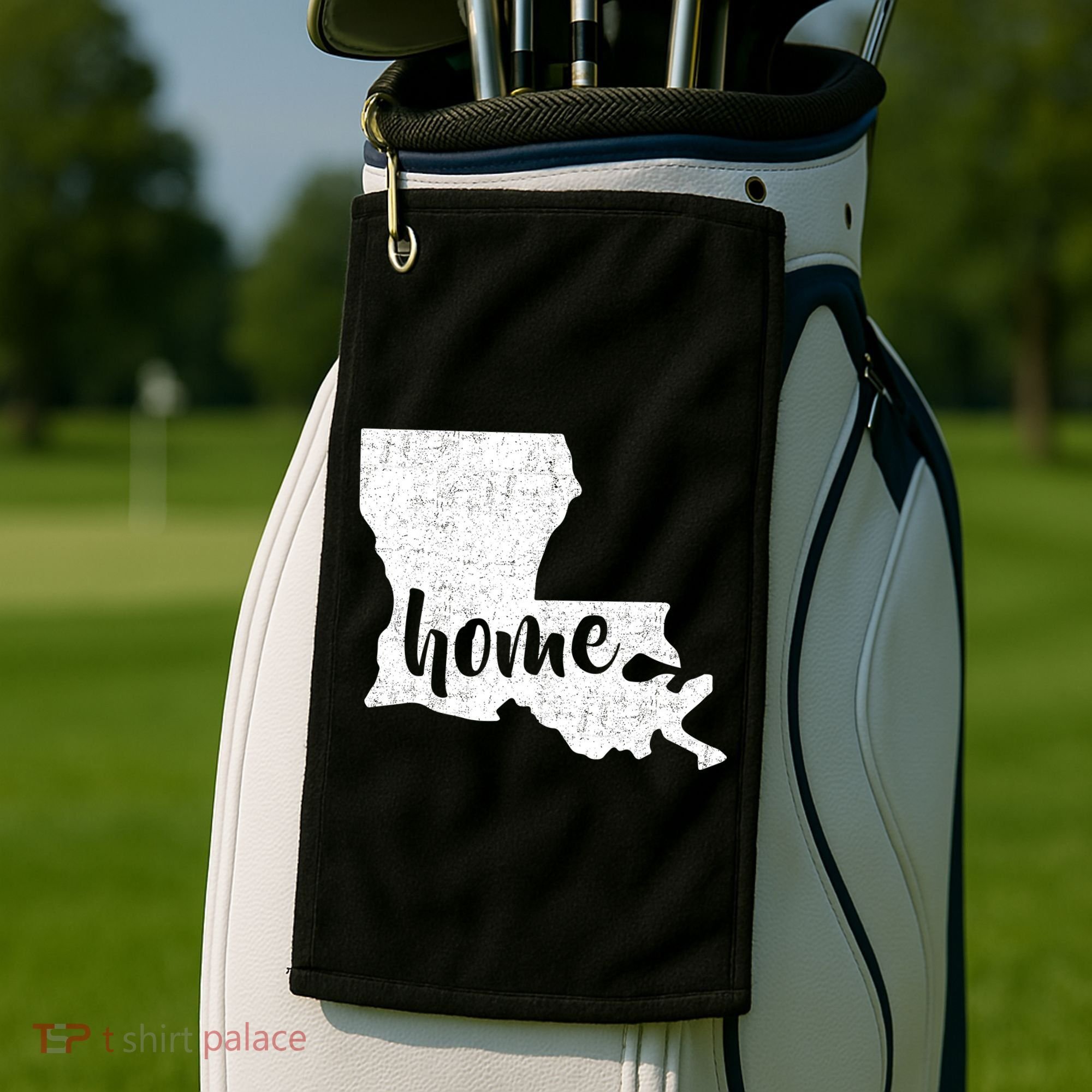 Louisiana Home State Golf Towel