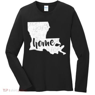 Louisiana Home State Women's Long Sleeve Shirt