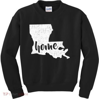 Louisiana Home State Kids Sweatshirt