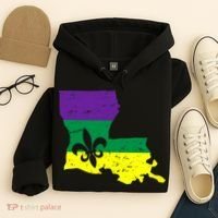 Louisiana Mardi Gras Hoodie thumb 4