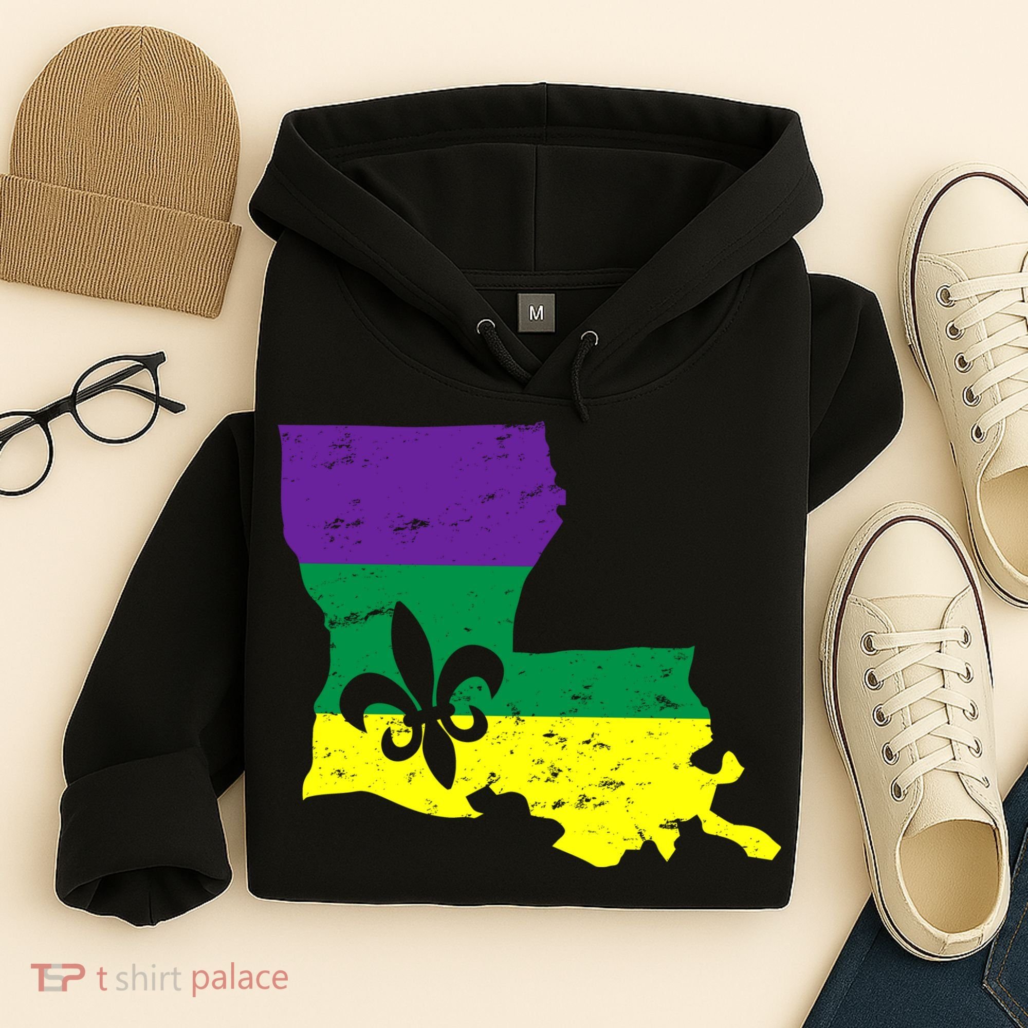 Louisiana Mardi Gras Hoodie