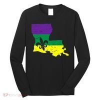 Louisiana Mardi Gras Long Sleeve Shirt thumb 0