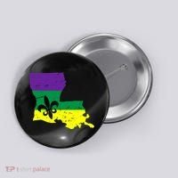 Louisiana Mardi Gras Button thumb 0