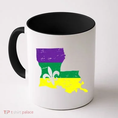 Louisiana Mardi Gras Coffee Mug