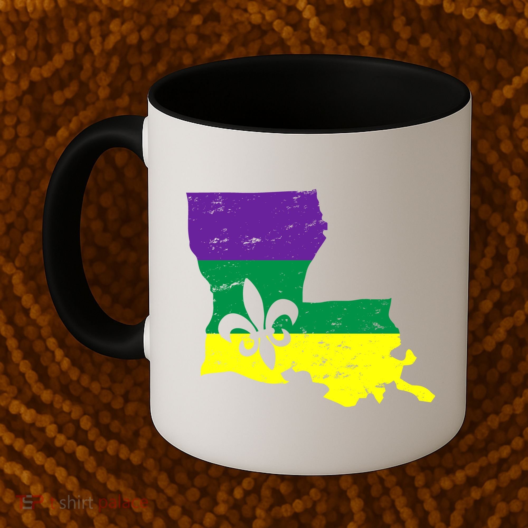 Louisiana Mardi Gras Coffee Mug
