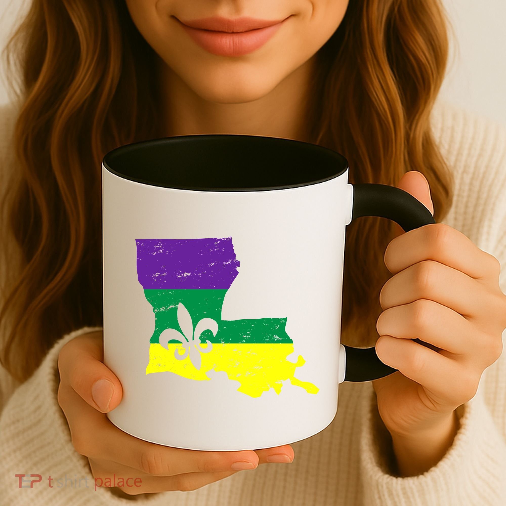 Louisiana Mardi Gras Coffee Mug