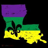 Louisiana Mardi Gras Pajama Set thumb 2
