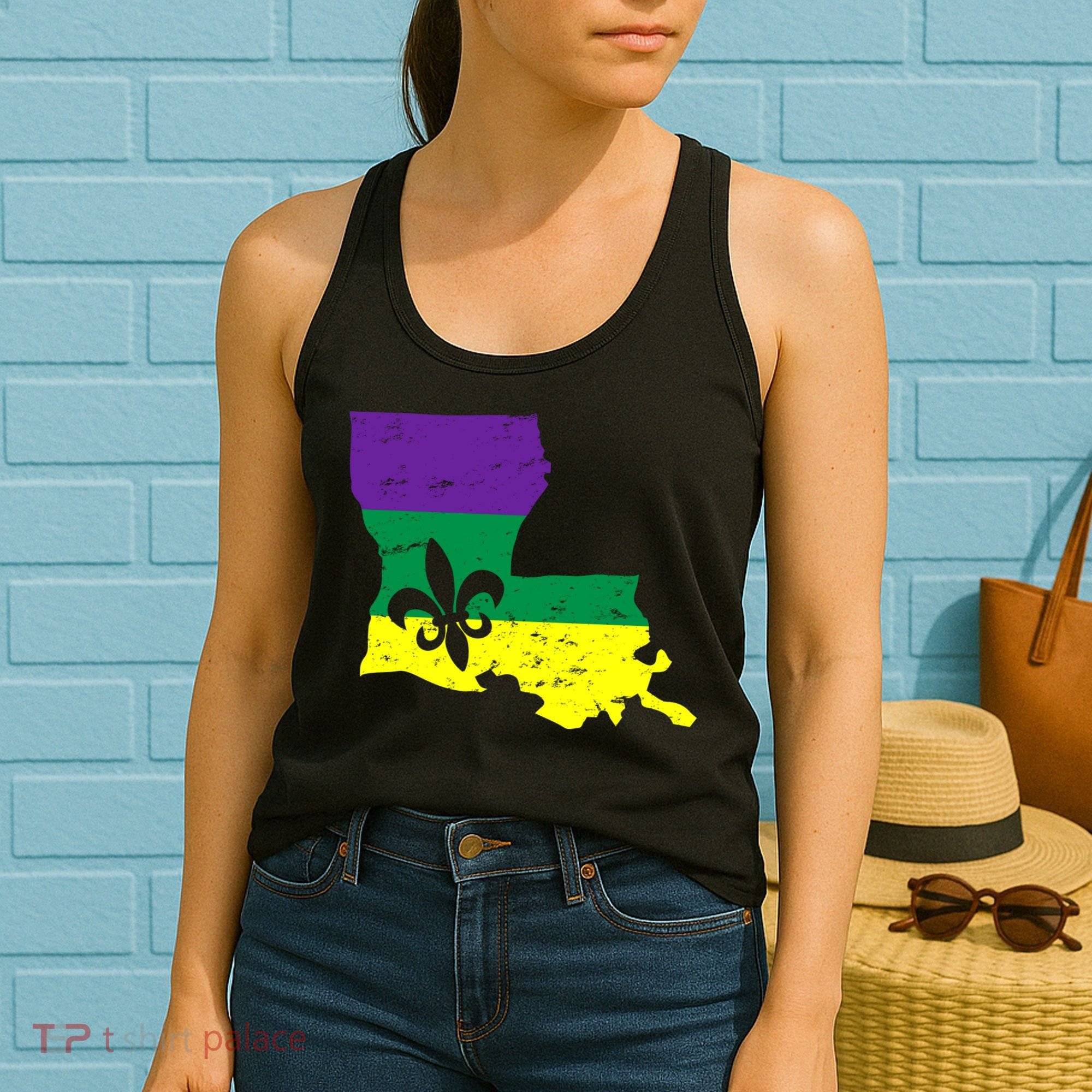 Louisiana Mardi Gras Women's Tank Top