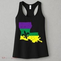 Louisiana Mardi Gras Women's Tank Top thumb 3